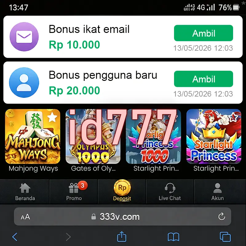 id777 Masuk